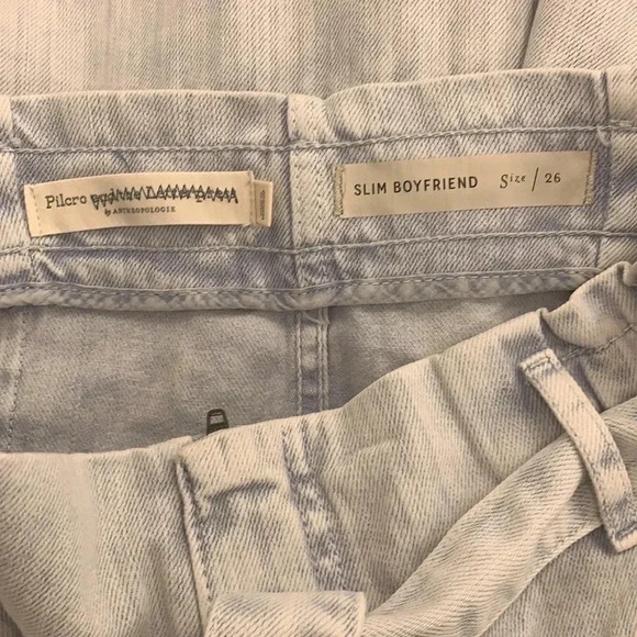 Anthropologie Pilcro NWT Ultra High-Rise Acid Wash Denim Shorts Size 26 - Picture 6 of 6